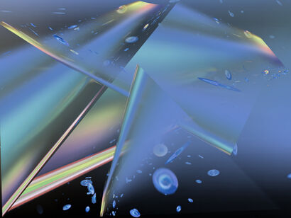 into the universe 2 - a Digital Art Artowrk by hariclia  Michailidou 
